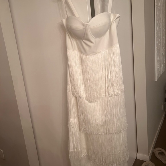 Bridal Event Fringe Corset Dress - perfect for your bachelorette party! - Picture 3 of 4